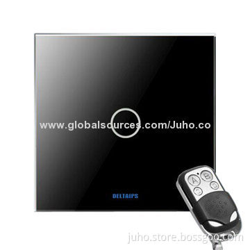EU Standard, Multifunction, Luxury Crystal Glass Panel, Intelligent Touch Timer Light Switch